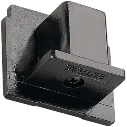 Plaque de fermeture SLV pour rail conducteur EUTRAC, noir 