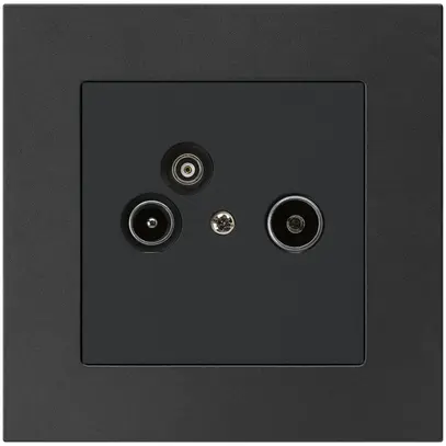 UP-Antennendose R/TV-Daten kallysto.pro 2GHz 14db schwarz 