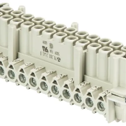 Insert p.douille Wieland Electric revos BAS BUS 24 2,5 50 24 16A 500V 0.5…2.5mm² 