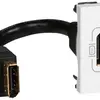Displayport INS Legrand Mosaic, con cavo di allacciamento 1 modulo bianco 