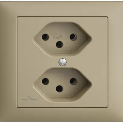 Prise INC EDIZIOdue 2×T13 sand 1×S 