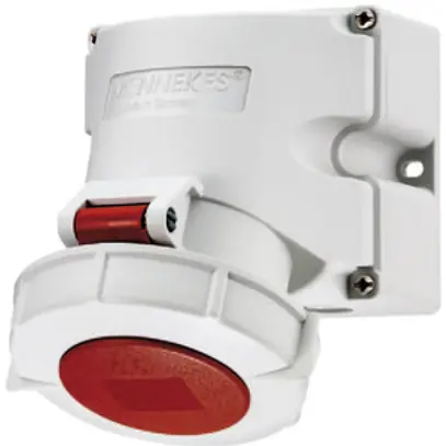 Prise AP CEE 32A 5P 6h 400V rouge IP67 Mennekes HW/VN 