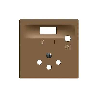 Placca frontale EDIZIOdue coffee per presa FI T12 