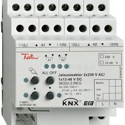 Actionneur de jalousie AMD FH 2-fois, 230VAC, 36352-2.REG 