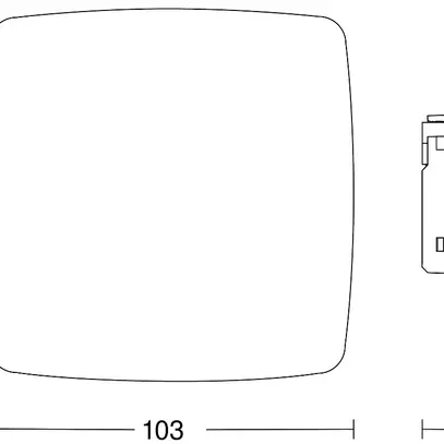 Rilevatore di presenza INS Steinel True Presence HF KNX 360° h=2.8m Ø9m+Ø15m 