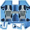 Borne de passage joignable WKN 1.5…25mm² 71A 2×racc.vis 1 ét.rail TH35/G32 blc 
