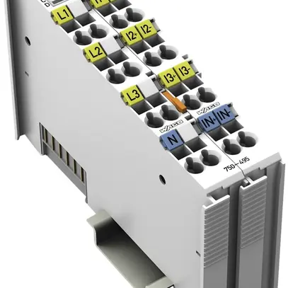 Modulo di misura della potenza AMD WAGO 3L, 1A 690VAC, grigio chiaro 