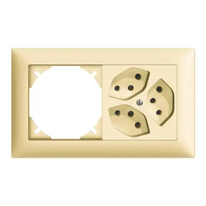 Combinazione INC vuoto+3×T13 orizz. EDIZIOdue vanille 