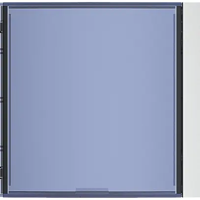 Frontblende für Infomodul Sfera aluminium 