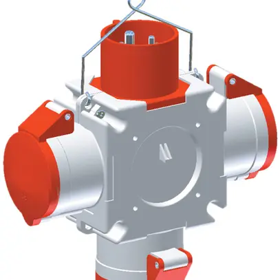 Kreuzverteiler Bals 3×CEE 5P 16A 400V 6h 