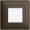 Kit frontale INC EDIZIOdue coffee 88×88mm per lampada LED 