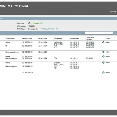 Licence de mise à jour Siemens SINEMA RC UPGRADE 64, 64×VPN supplémentaires 