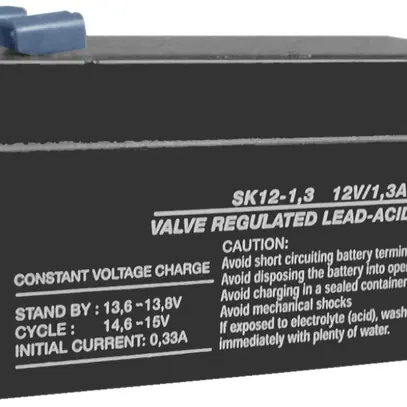 Accu SMSBA1.3E 12V 1.3Ah per telecomando SMSB48 