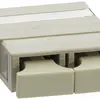 Giunzione FO Hager HMS SC/SC Duplex Multimode beige 