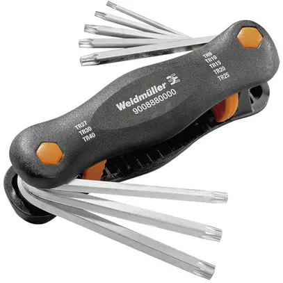 Set di chiavi a L WM TH-S 9-40 torx con foro T9/10/15/20/25/27/30/40 