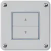 Pulsante per tapparelle INC robusto IP55 grigio con 2 tasti di comando 