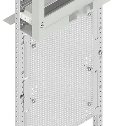 Montante con placca di montaggio SE Pragma 4 fila 1×DIN/3×media 