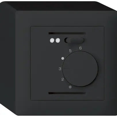 AP-Raumthermostat kallysto schwarz für Fussbodenheizung 