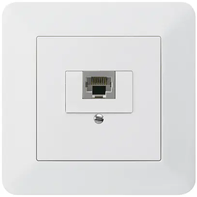 Presa di raccordo INC kallysto.trend 1×RJ45s bianco 