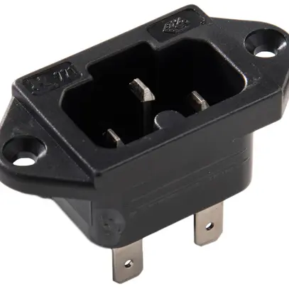 Fiche d'appareils INC type C16A ELBRO 10A 230VAC max.155°C 6.3mm noir IP20 