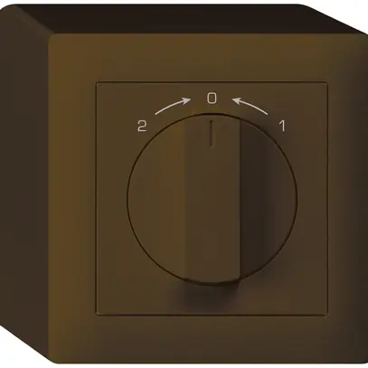 Contatto rotativo AP 1>0<2 marrone kallysto con manopola 