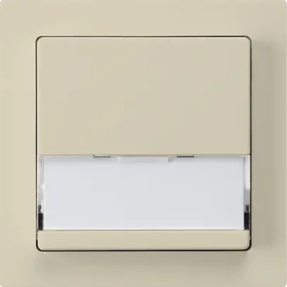 Poussoir de sonnerie ENC avec porte-étiquette A/1L kallysto beige 