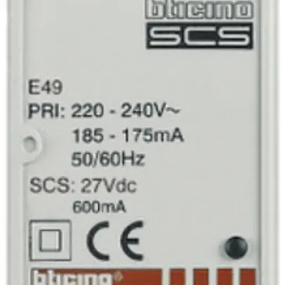 Alimentazione AMD 230/27VDC 600mA, 2UM 