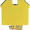 Borne de terre joignable Woertz 2.5…6mm² vis 2×1 barre G vert/jaune 