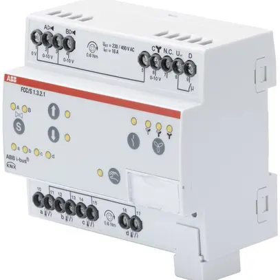 Contrôleur de ventilo-convecteur AMD ABB FCC/S 1.3.2.1 KNX, 2/4 tubes, commande 