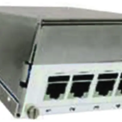 Boîte de raccordement AP 4-fois alu/bc 