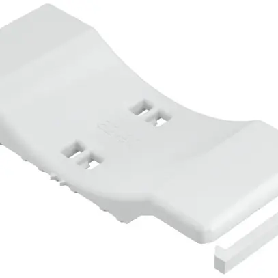 Contre-plaque Bettermann combinée avec contre-plaque double 82…90mm, PP, grc 