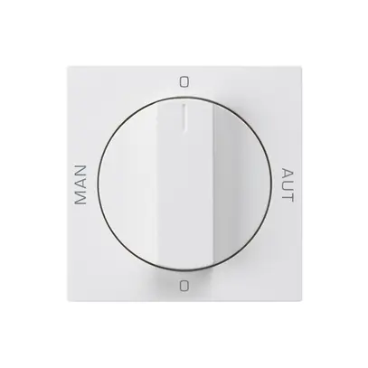 Kit frontal pour interrupteur rotatif S2 60×60 kallysto 0-Man-0-Aut.blanc 