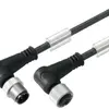 Cavo Weidmüller SAIL M12/M12 4L 1.5m spina/presa angolata PUR noir, A 