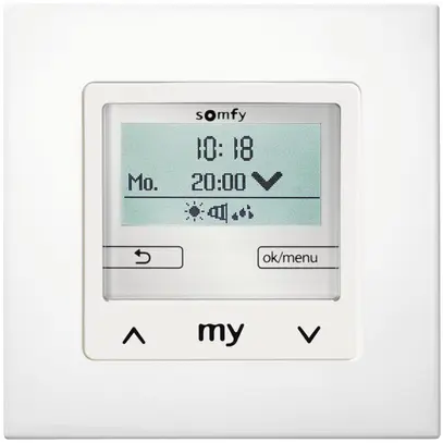 Comando INC Somfy Soliris Smoove IB+, EDIZIOdue, bianco 