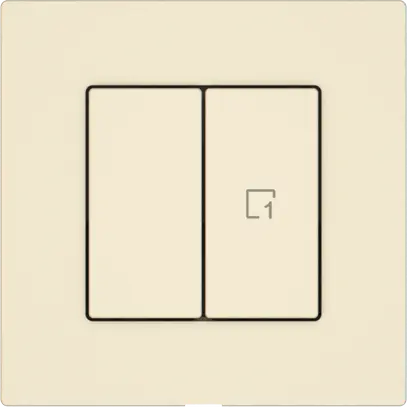 Nebenstelle Schalter EDIZIO.liv Wiser SNAPFIX® 1 Szene 2 Tasten WLAN cr 