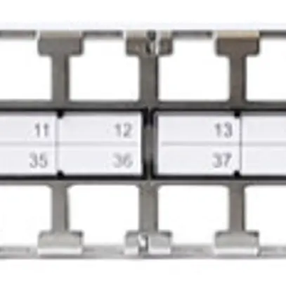 Patchpanel 19" Dätwyler PP KS 1HE geschirmt für 48×Keystone 