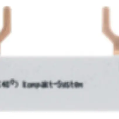 Pettine di raccordo Hager 3P 3L forca 16mm² 80A 210×12mm bianco 