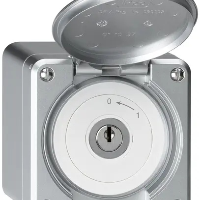 Contatto rotativo chiave AP robusto IP55 alluminio con coperchio 2P 