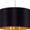 Paralume EGLO PASTERI PRO Ø380×230mm, nero/oro 