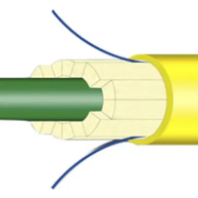 Cavo FO Universal H-LINE Cca 12×E9/125 Ø7.5mm 3000N giallo 