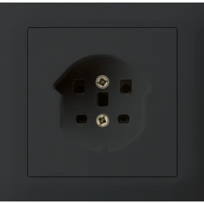 Presa INS kallysto T25 montaggio T scatola INS G3 telaio a innesto nero 