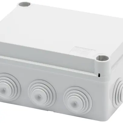 Boîte de dérivation AP GEWISS 170×130×76 couvercle à vis IP55 TFC960°C gris 