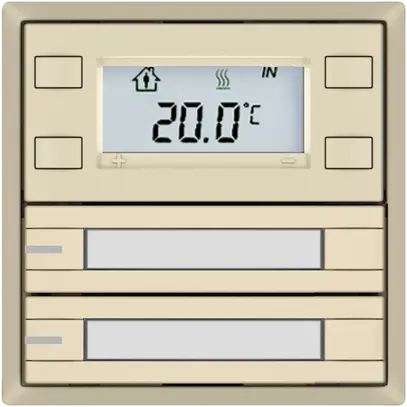 Pulsante RTH EDIZIO.liv SNAPFIX® c.RGB-LED targ.2×tasti com.2T cr 