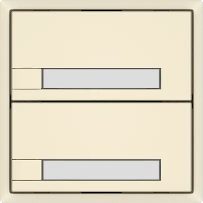 Pulsante universale EDIZIO.liv UNI SNAPFIX® 12…48V s.LED 2× com.1T targ.cr 