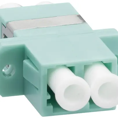 Giunzione FO Hager HMS LC/LC D Multimode OM3 turchese 