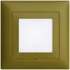 Kit frontale INC EDIZIOdue olive 88×88mm per lampada LED 