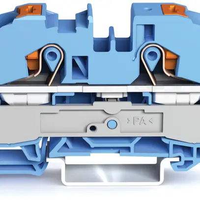 Borne de passage WAGO TopJob-S 16mm² 2L bleu série 2216 