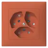 UP-Steckdose SIDUS 3×T13 orange 