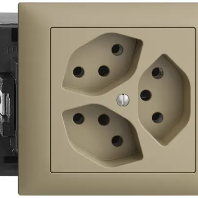 Prise INC EDIZIOdue 3×T13 sand 49…69mm 