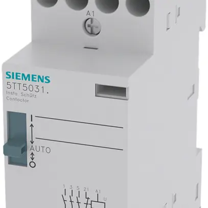 Leistungsschütz Siemens SENTRON INSTA 5TT5 230VAC, 3S/1Ö 25A, 0/1/auto 